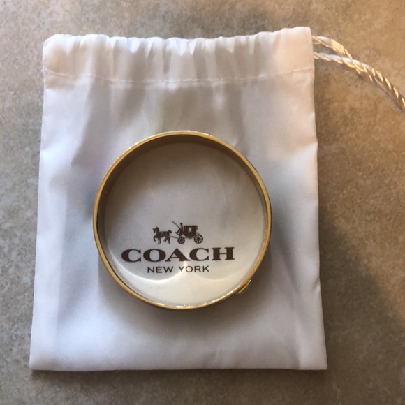 Women’s Coach multi color gold Bangle Bracelet - Picture 8 of 8